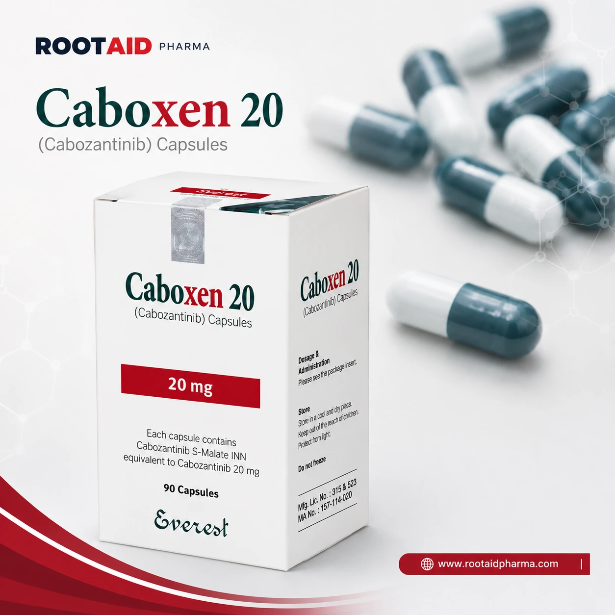 Caboxen 20 mg (cabozantinib) Capsules