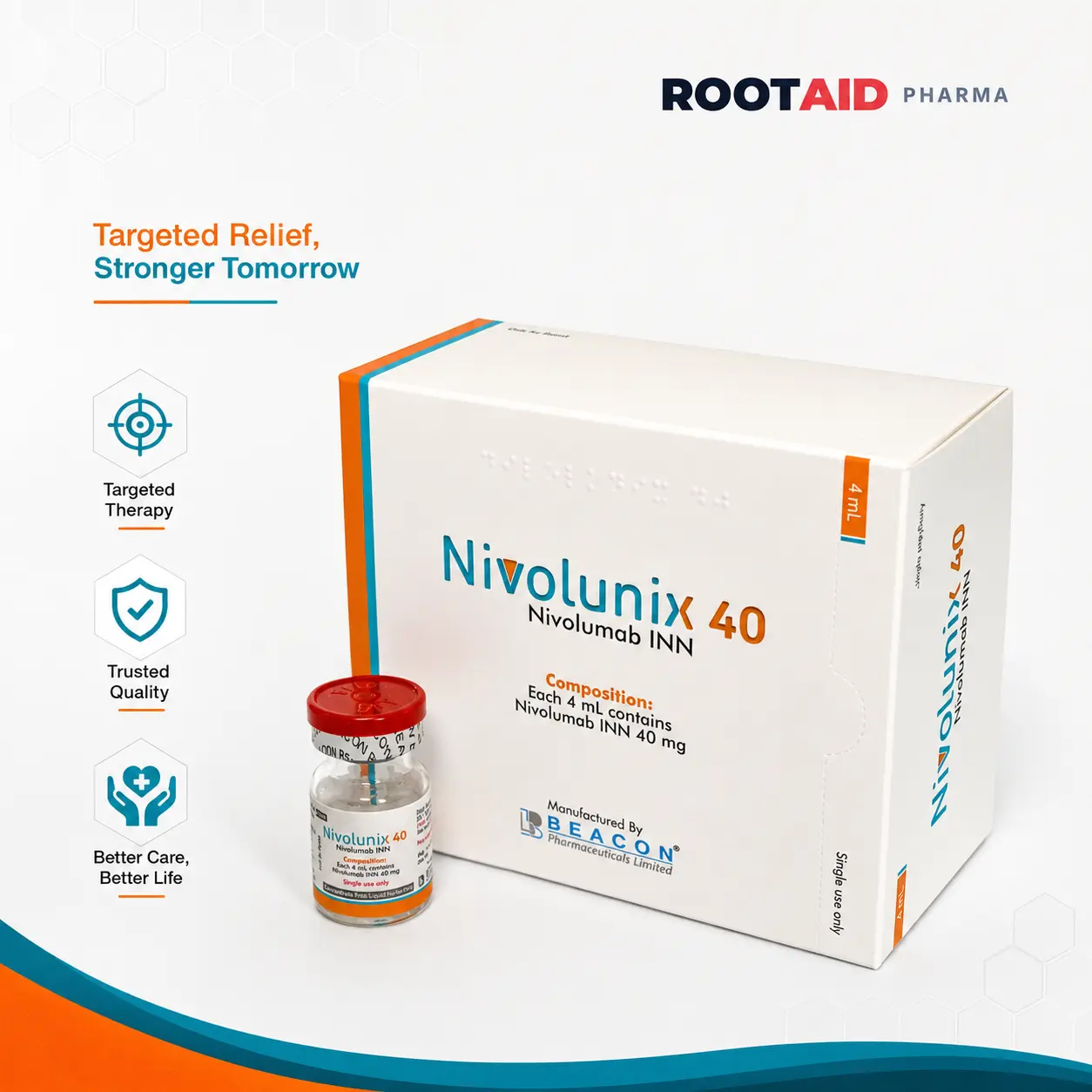 Nivolunix 40 mg (Nivolumab) Injection