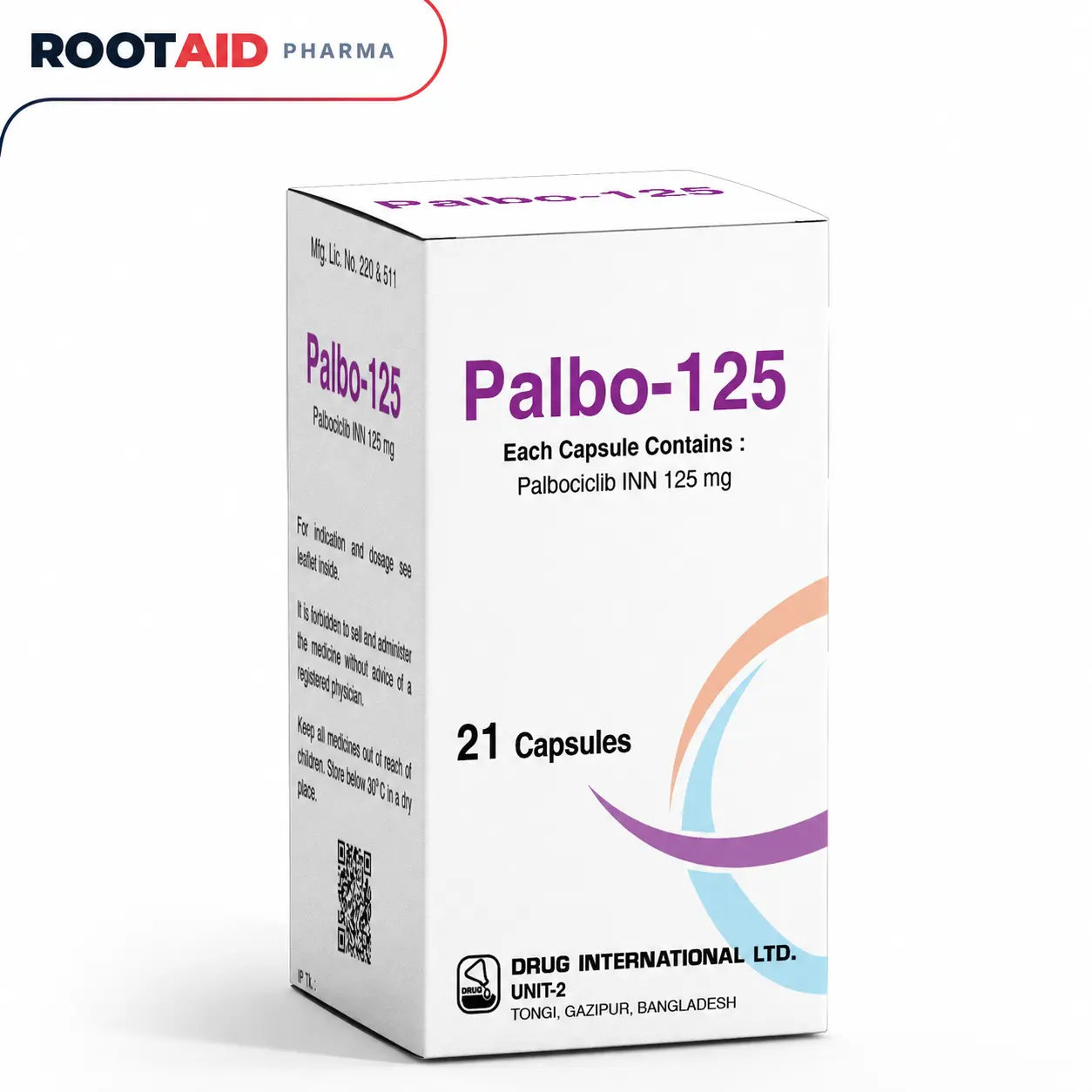 Palbo 125 mg (Palbociclib) Capsules