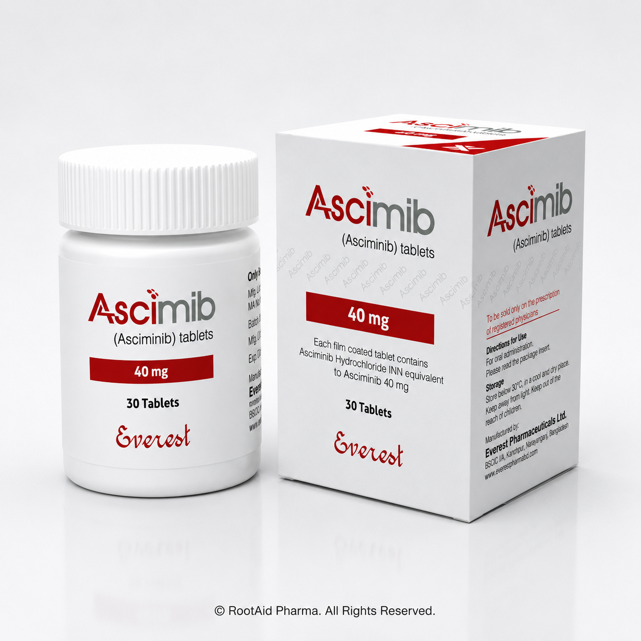 Ascimib 40 mg (Asciminib) Tablets 