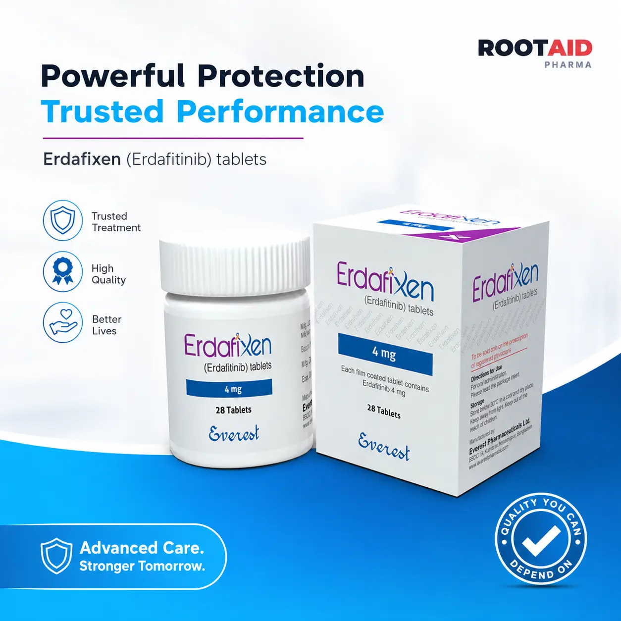 Erdafixen 4 mg (Erdafitinib) Tablets