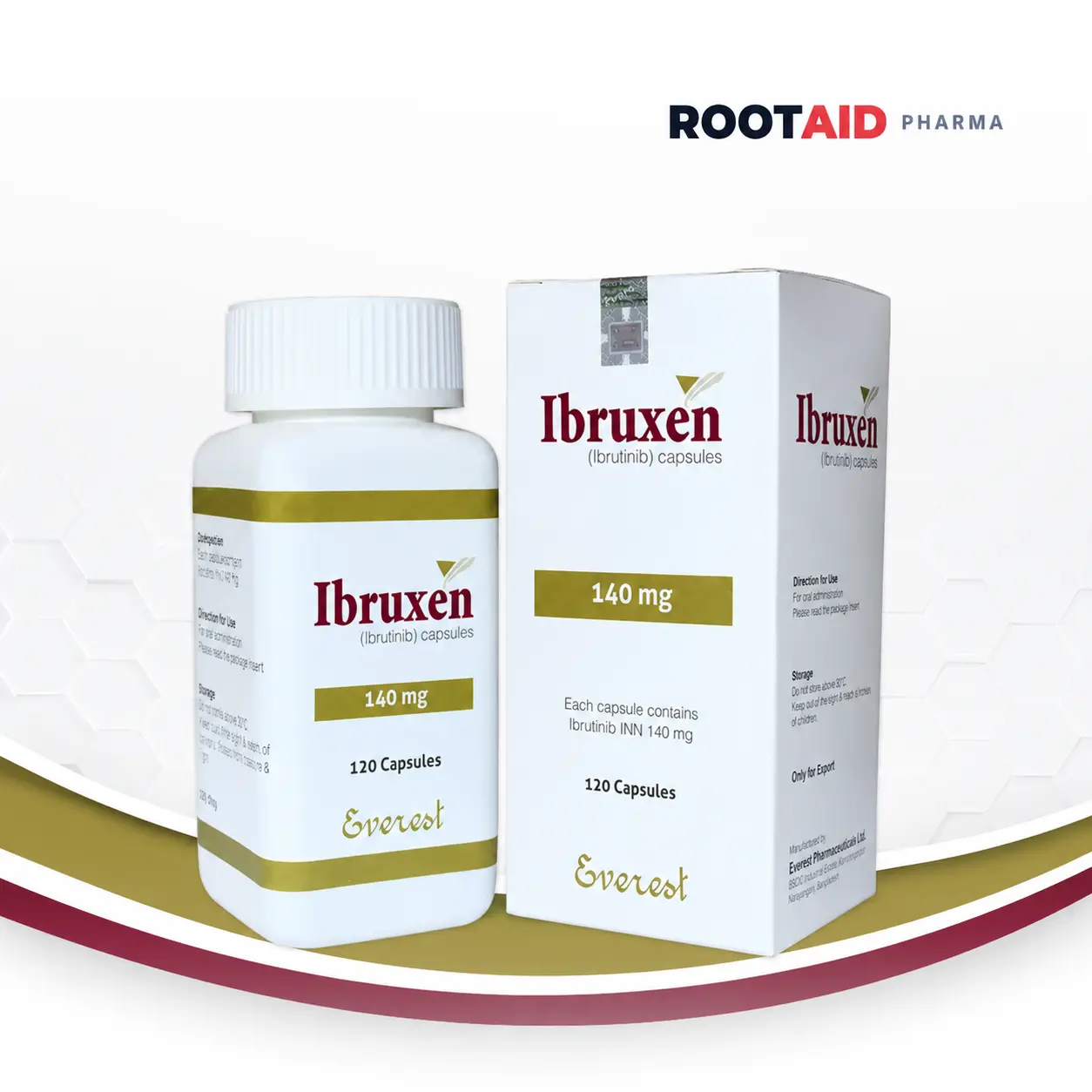 Ibruxen 140 mg (Ibrutinib) Capsules