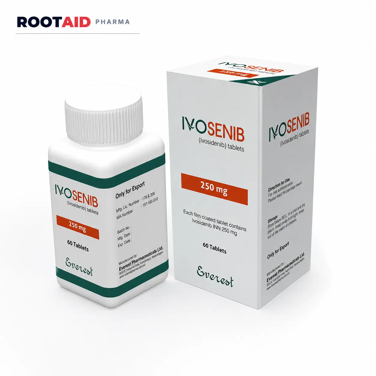 Ivosenib 250 mg (Ivosidenib) Tablets